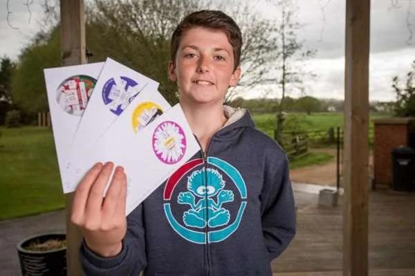 英国少年靠着创意 狂赚8000万成小小富豪!