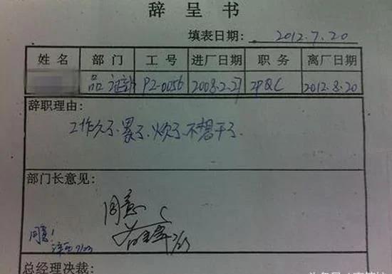史上最牛辞职信 就是忍不住 足足笑了一天!