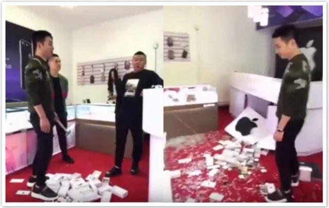 听到店老板嘲讽自己“买不起iPhone”时 下一秒竟做出如此疯狂的举动…