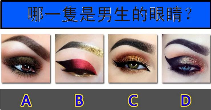 哪个是男生的眼睛?看穿你内心人格特质!