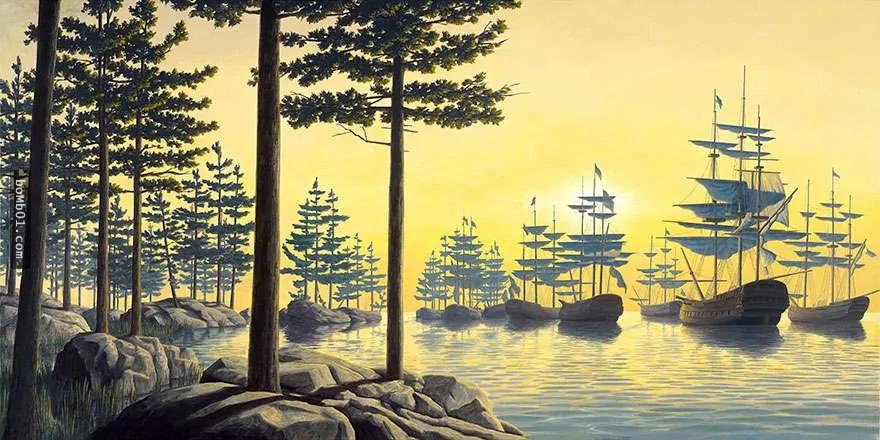 25幅让人产生视觉错误的画作 让你以为是眼睛有问题还是观念错误了!