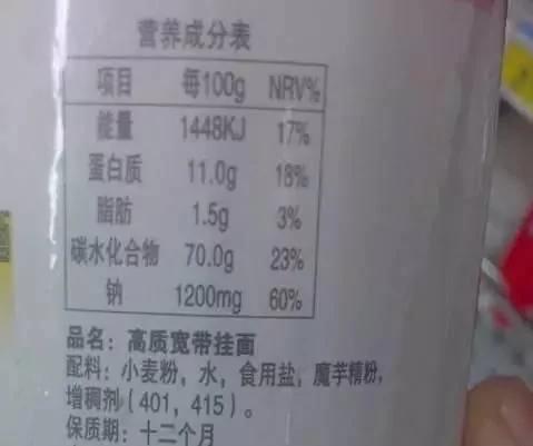超市买挂面 一定要看清一个字!吃了这么多年 居然今天才知道!