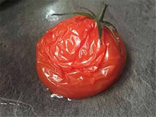 番茄放冷冻库冻成石头!退冰之后竟会有这样的神奇变化…