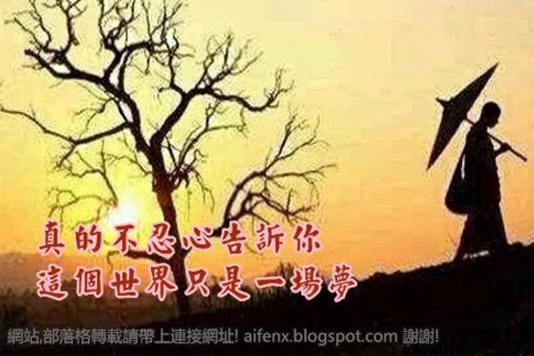 真的不忍心告诉你 这个世界只是一场梦