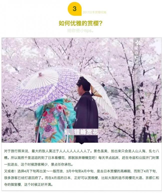这篇完美的日本赏樱攻略 让你轻松赏樱花