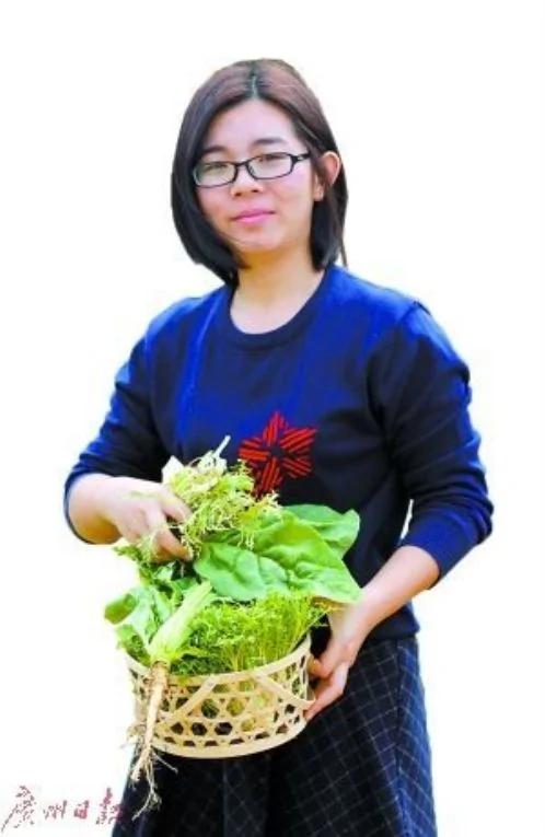 90后女大学生利用厨余垃圾 产出500斤蔬菜