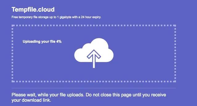 超简易临时免空 支援单档1GB 仅保存24小时