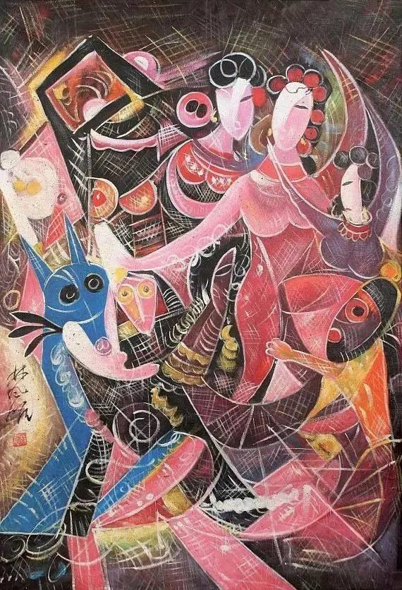 身为一代宗师 他将2000幅画作冲毁在马桶里