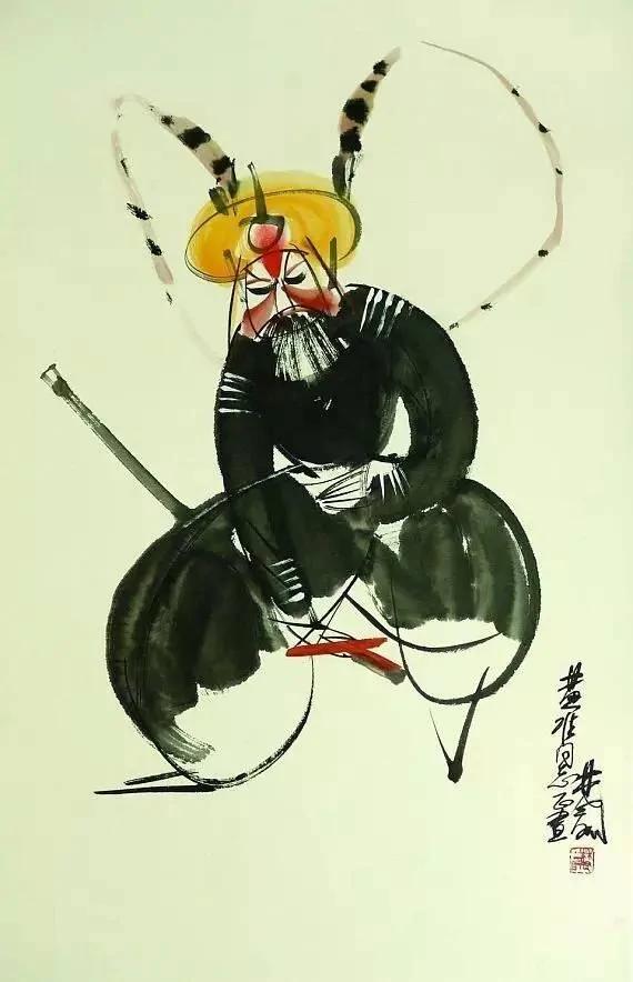 身为一代宗师 他将2000幅画作冲毁在马桶里