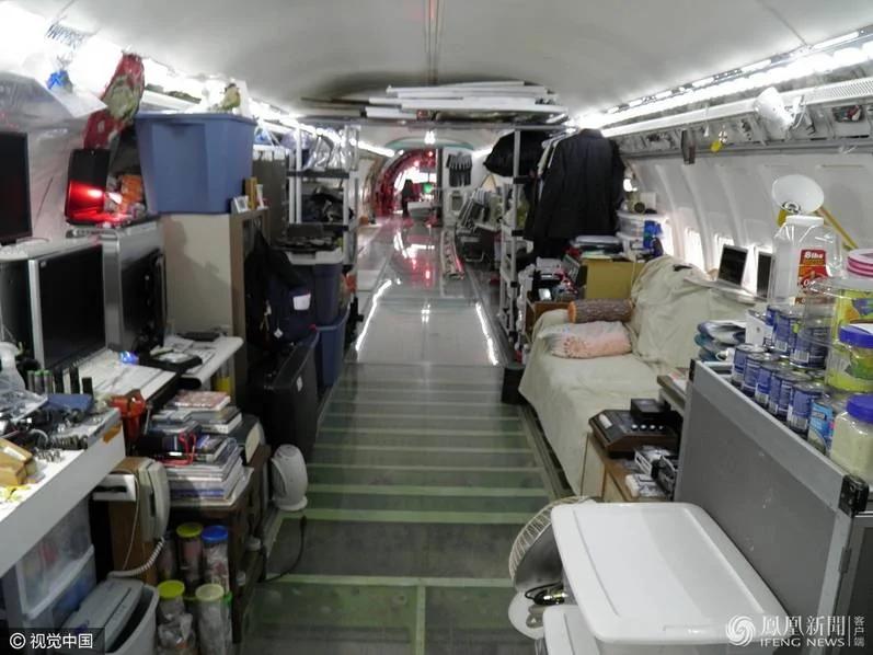 美国男子买下波音727客机改成住房