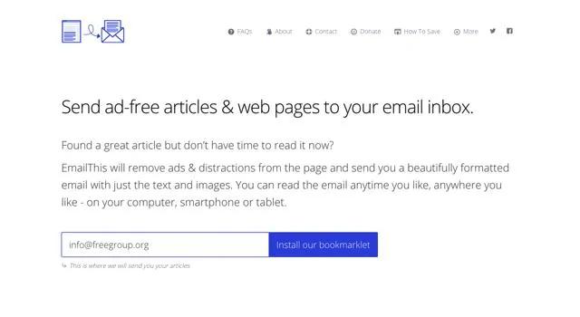 Email This 一键将网页全文快速寄回信箱保存 去除广告仅留内文部分