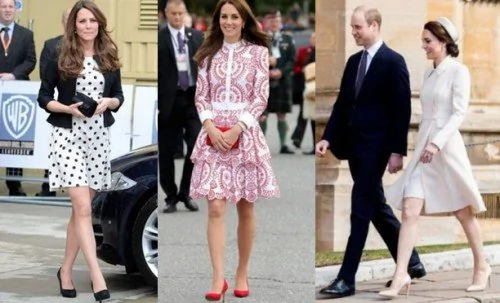凯特王妃优雅大方的穿衣风格，引领王室时尚。