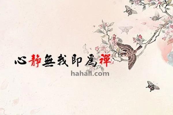 心静无我即为禅