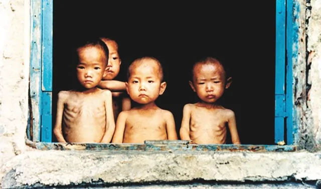 粮荒饿极杀人食肉北韩枪决食人饥民（网路图片）