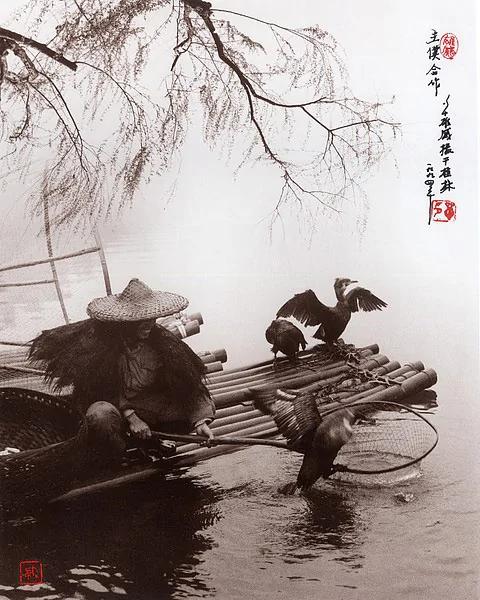 拍摄出来的水墨丹青
