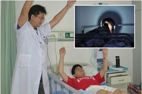 经常熬夜看手机 24岁湖南小伙竟然得此重病