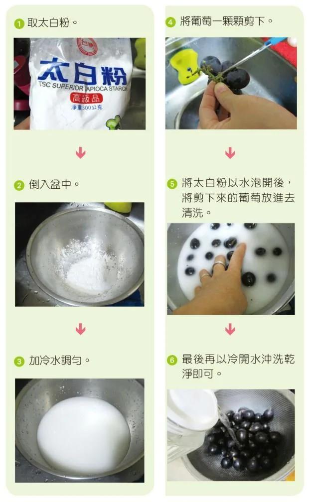 洗葡萄有撇步 不用一颗一颗搓了 用这招快速去除农药