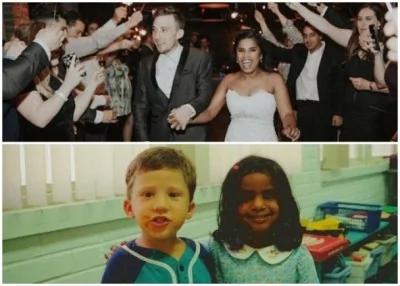 幼稚園同學互生情愫 美國男子20年後兌現承諾娶她