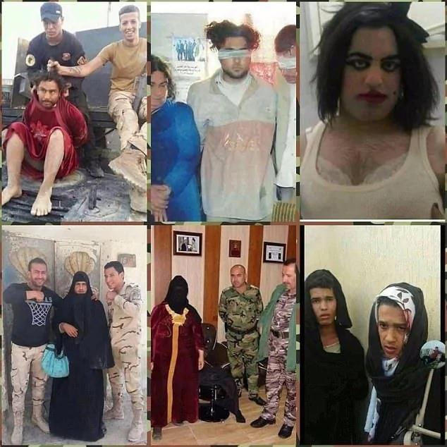 笑死!IS成员穿胸罩扮女人逃跑 结果没剃胡子