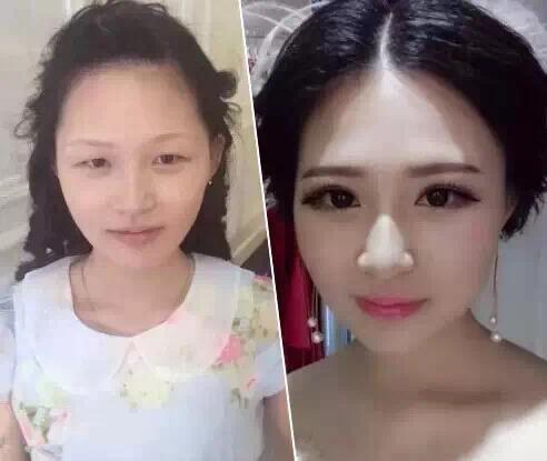 新娘妆前后对比 化妆师这个职业真是太逆天了!