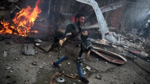 敘利亞內戰頻發，敘利亞政府軍用化學武器襲擊平民