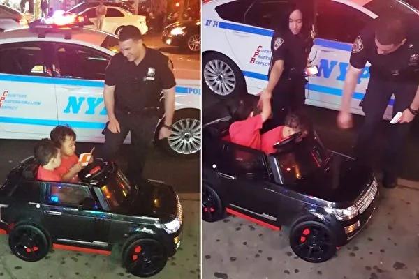 爆笑!2岁双胞胎开车上路吃罚单,反应两极,笑翻爸爸!