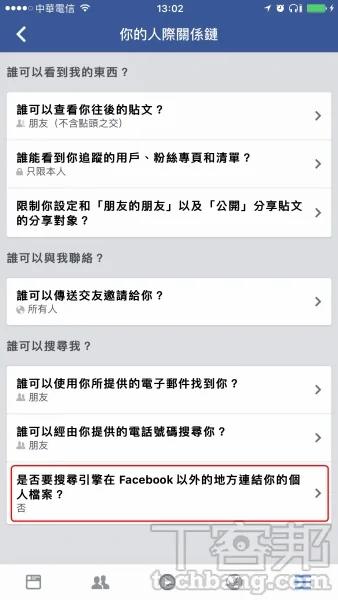 Facebook 10大隐私防护设定总复习