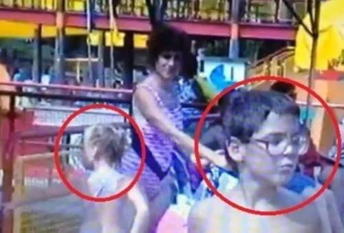 她回顾儿时影片时赫然发现夫妻缘分早注定