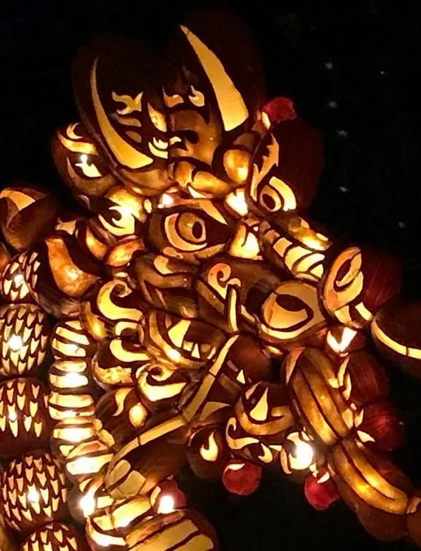加拿大南瓜灯展 雕刻作品都惟妙惟肖