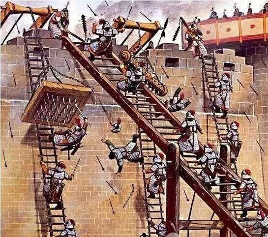古代战争之中 守城的将领为什么不把攻城的梯子推倒 以绝后患!