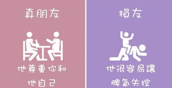 8张图让你秒懂“真朋友”和“损友”的区别!