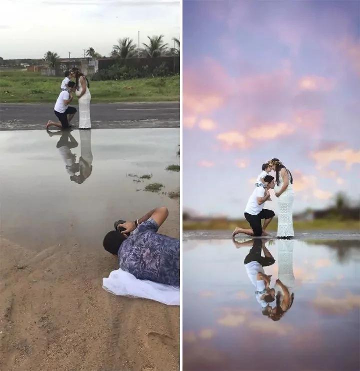 笑喷了 每张美照背后 都有一个被虐的摄影师