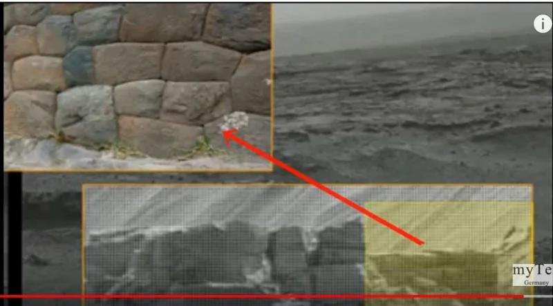 火星上发现 人造城墙与地下城市入口?