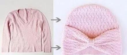 她把旧毛衣剪一剪 秒变几百块的宝贝 美翻了