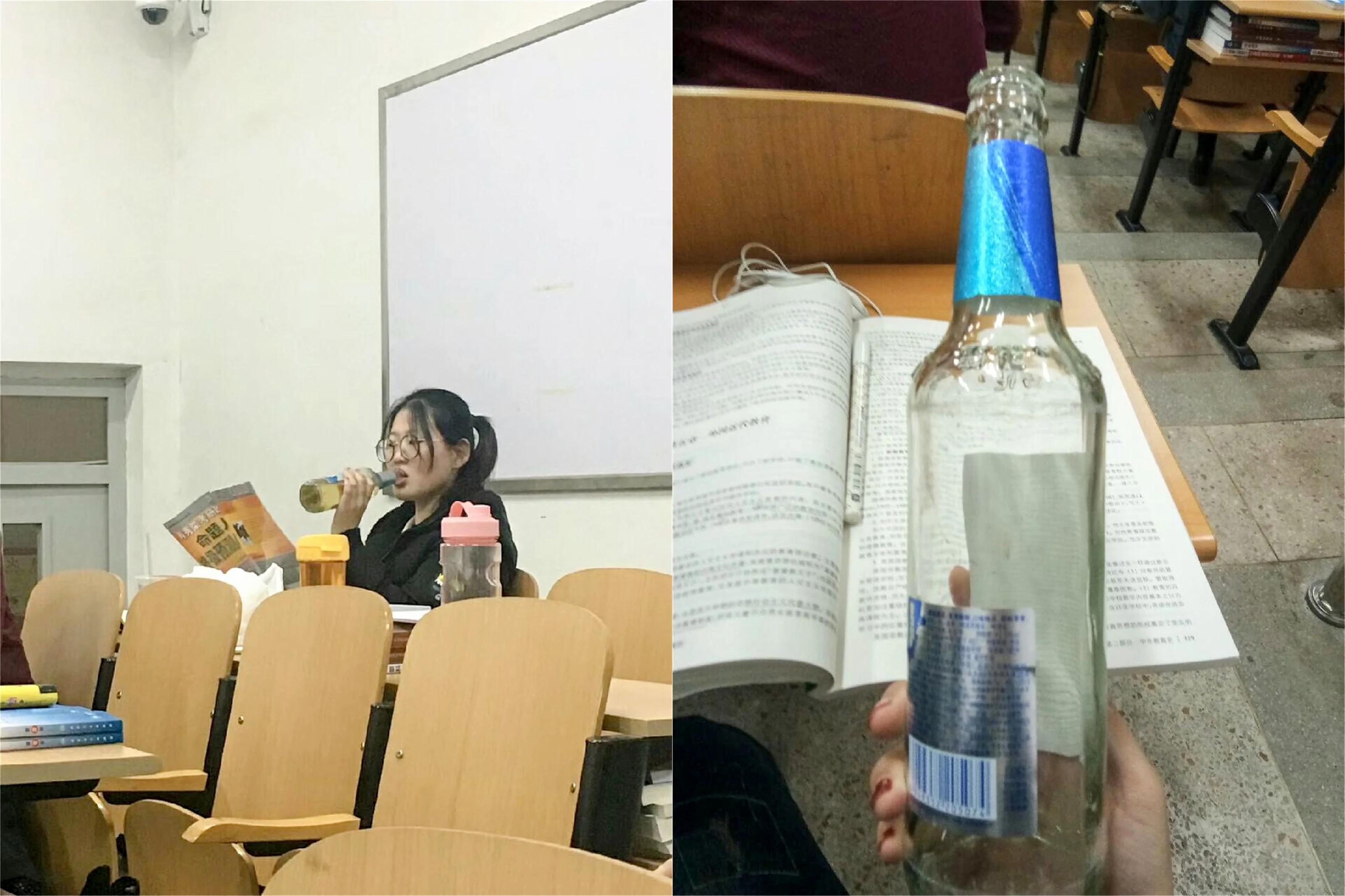 加油!考研女生背题吹啤酒爆红网络