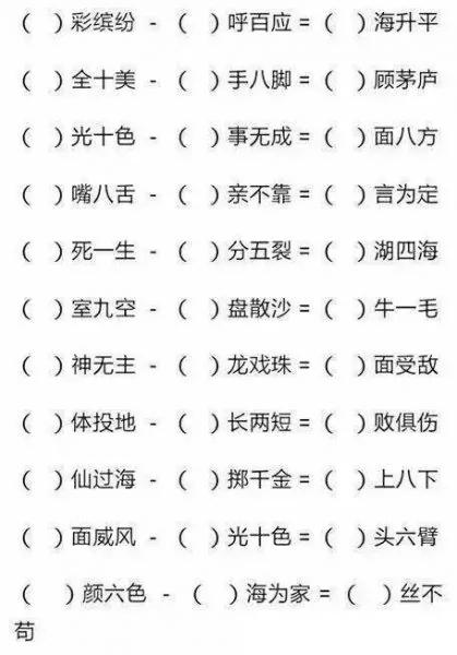 当成语遇见加减乘除 让人拍案叫绝!