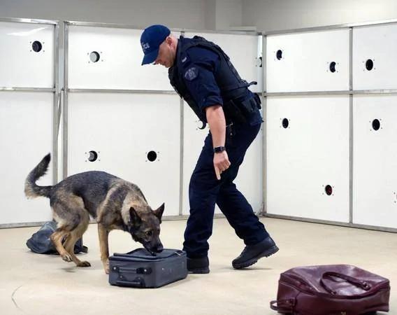 警犬才3月大就要上班 努力“装凶”却萌翻路人!