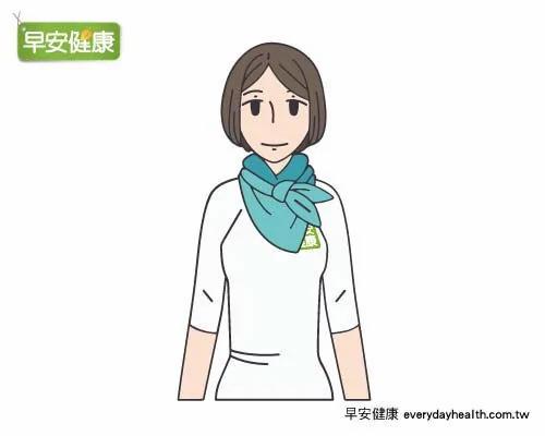 围巾3款围法最保暖 预防鼻子过敏、肩颈酸痛