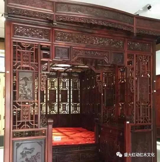 红木 千工拔步床 乡绅富贾般的享受
