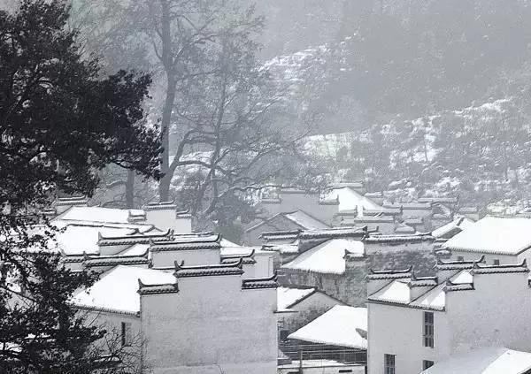 中国最美十大古镇下雪了 美到令人心醉