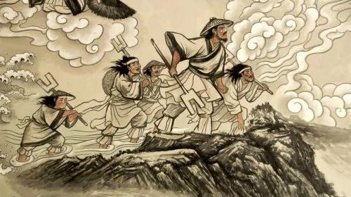 大禹治长江时令人惊叹的奇闻