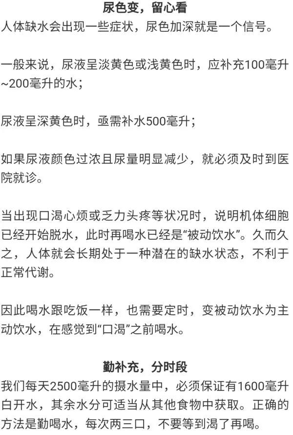 一组试验对比:喝30天白开水 身体发生惊人变化!