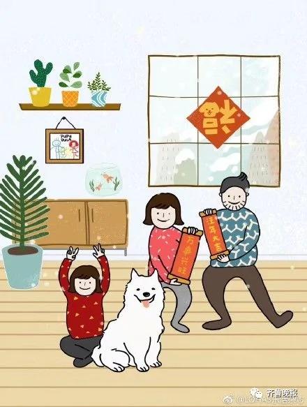 这组有猫有狗、儿女双全的全家福在朋友圈刷屏了