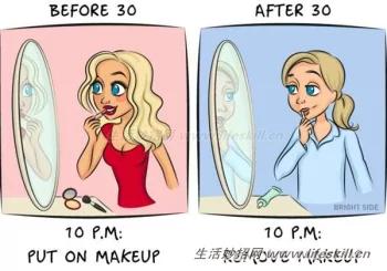 女人30岁前后的9大明显对比