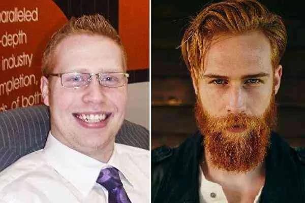 英国男子留胡子 不仅改变了面貌 更让他翻转人生