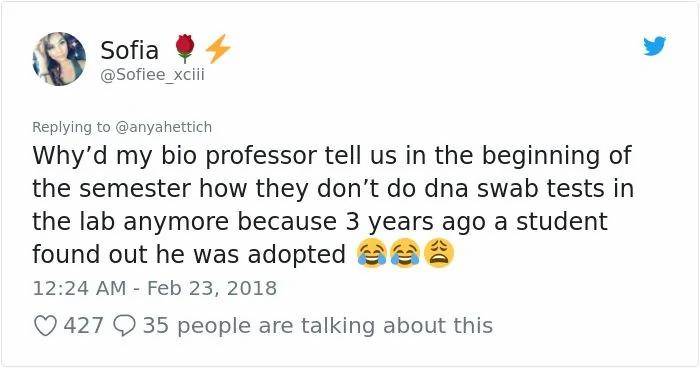 教授生物课上教血型遗传 她就这样发现了一个心塞的事实…