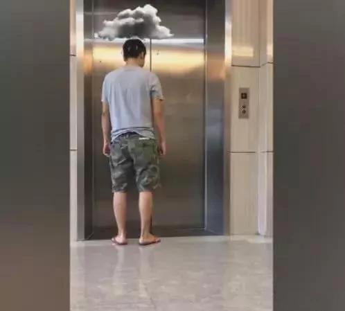 主人带哈士奇坐电梯超重 它立马拉着主人下电梯!可是接下来的一幕却让主人傻眼!