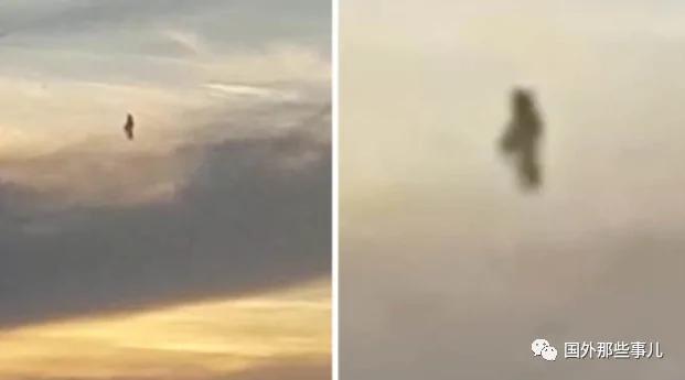 巴西上空现“人形”不明飞行物 像一个人浮在空中