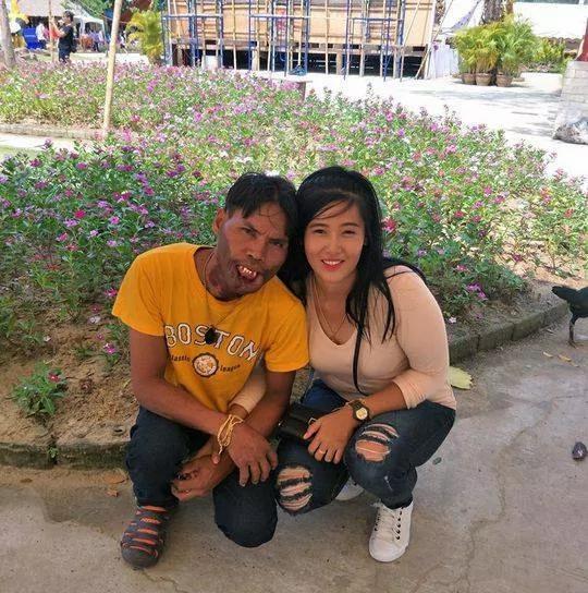 泰国美女再嫁患病丑男 前夫崩溃:你只是为了钱