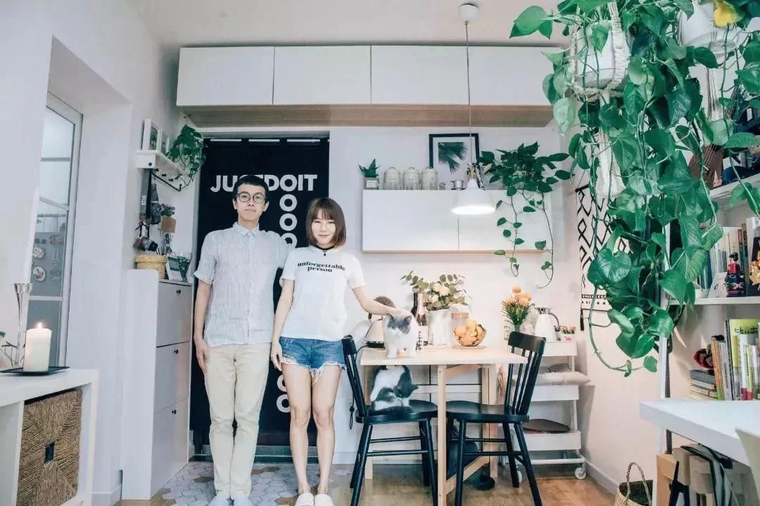 90后夫妻1年爆改39㎡二手房 照片惊艳了朋友圈